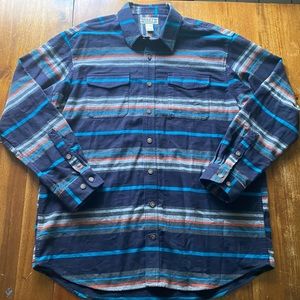 Duluth Trading Co Men's Flannel Shirt Size XL Tall